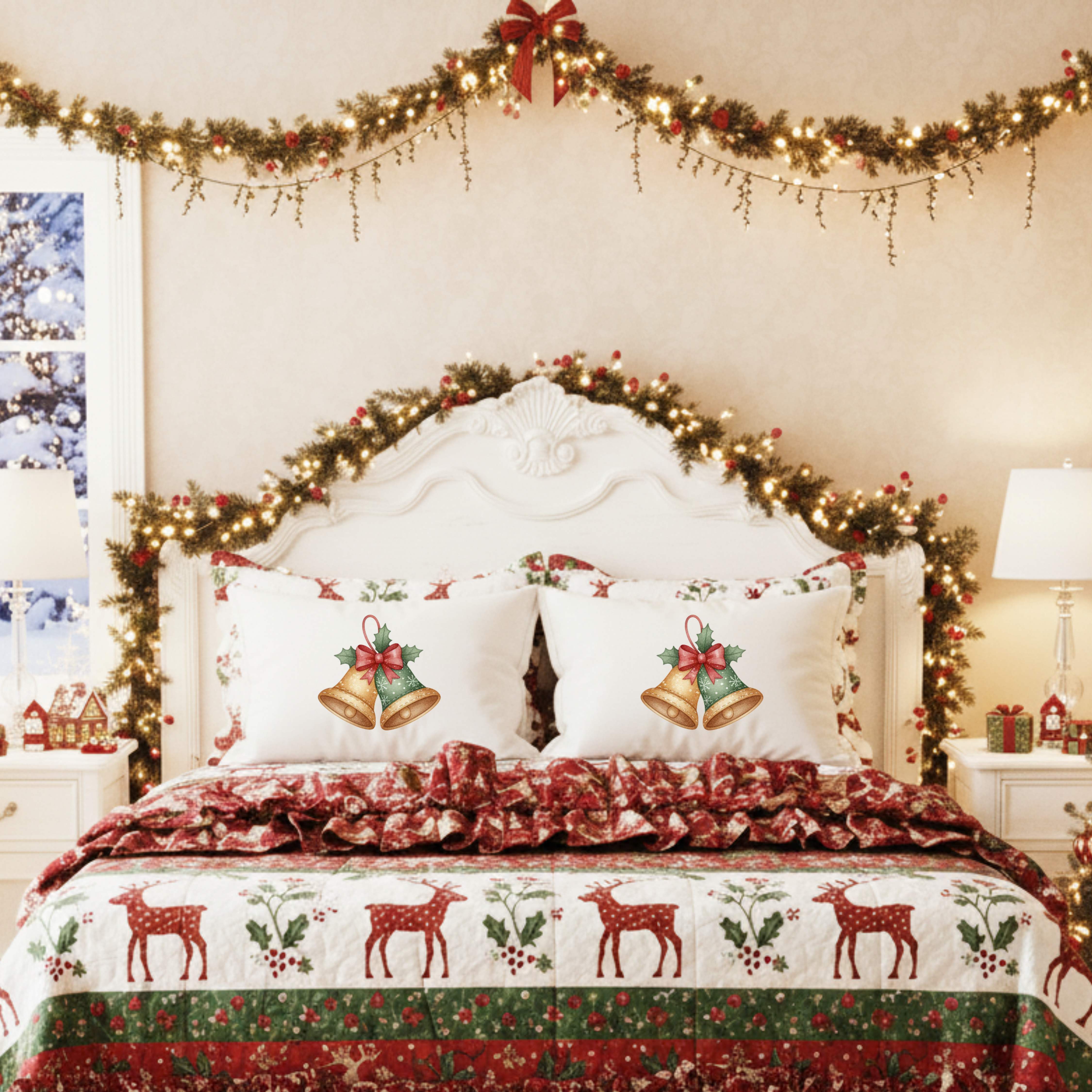 Home Spun bedroom mockup